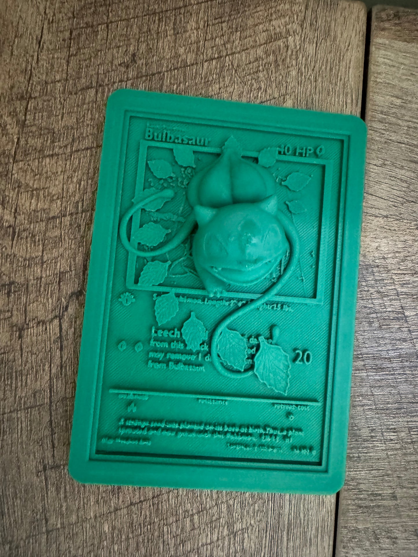 Bulbasaur 3D Pokémon Card