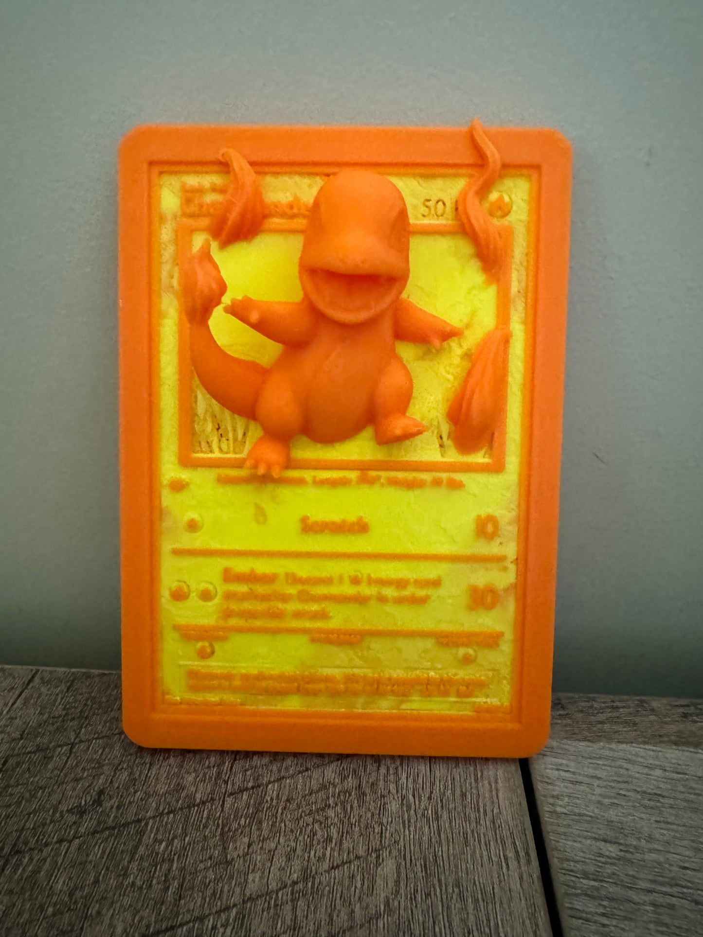 Charmander 3D Pokémon Card