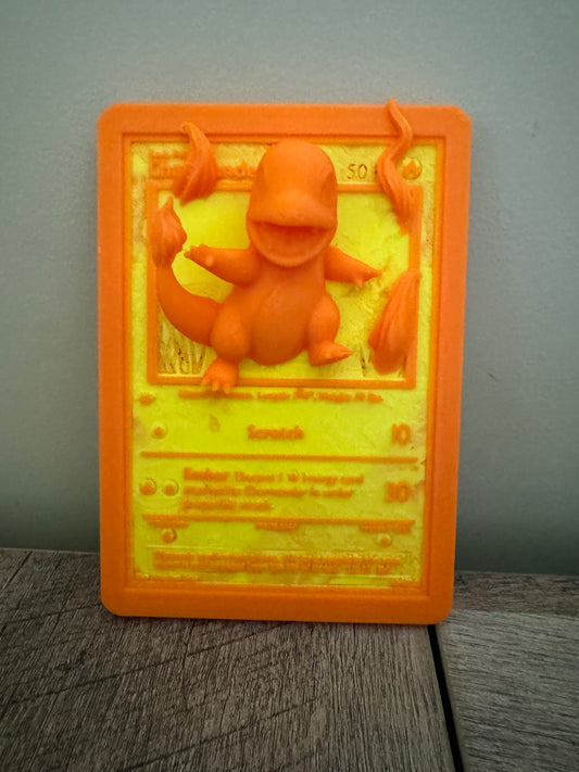 Charmander 3D Pokémon Card