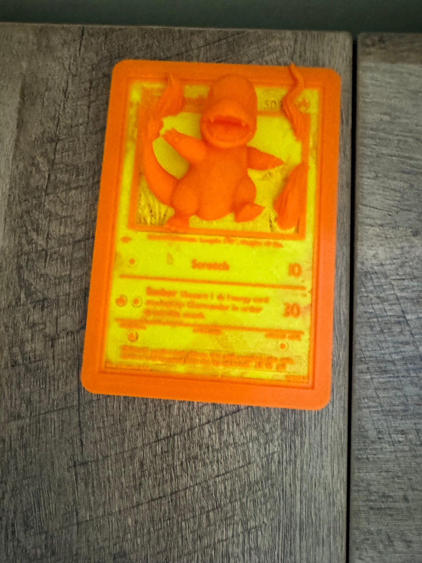 Charmander 3D Pokémon Card