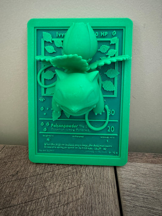 Ivysaur 3D Pokémon Card