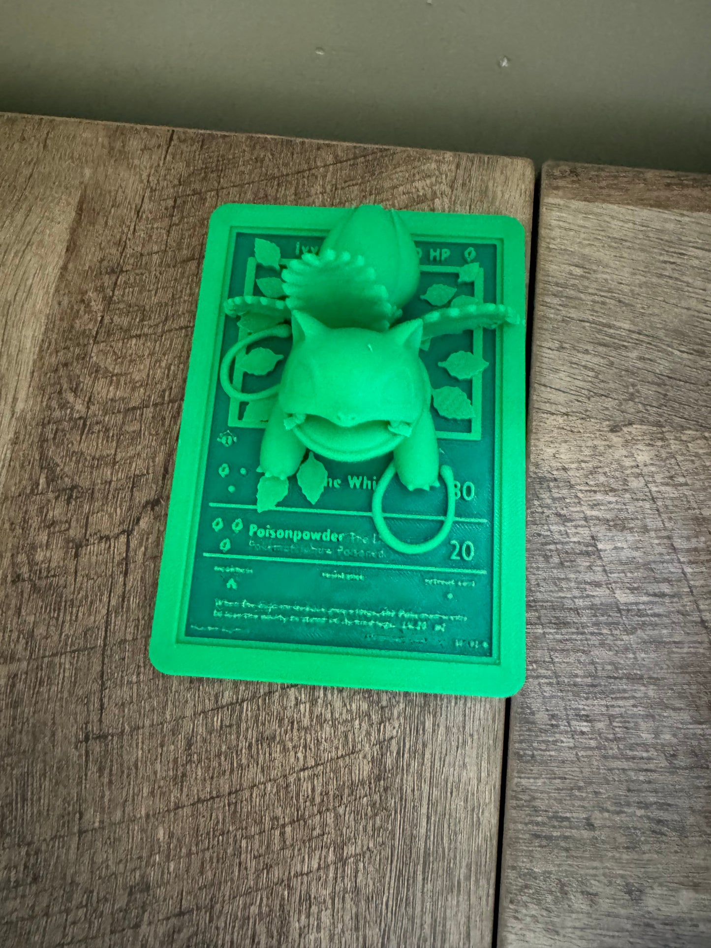 Ivysaur 3D Pokémon Card